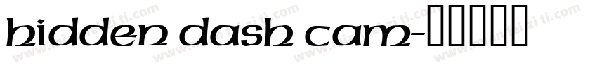 Hidden Dash Cam字体转换